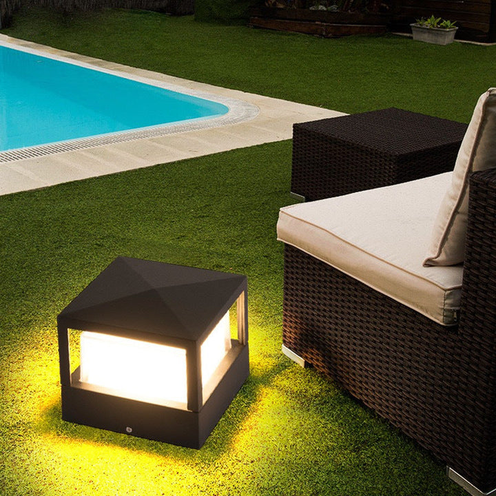 Moderne Vierkante LED Buitenlamp Waterdicht