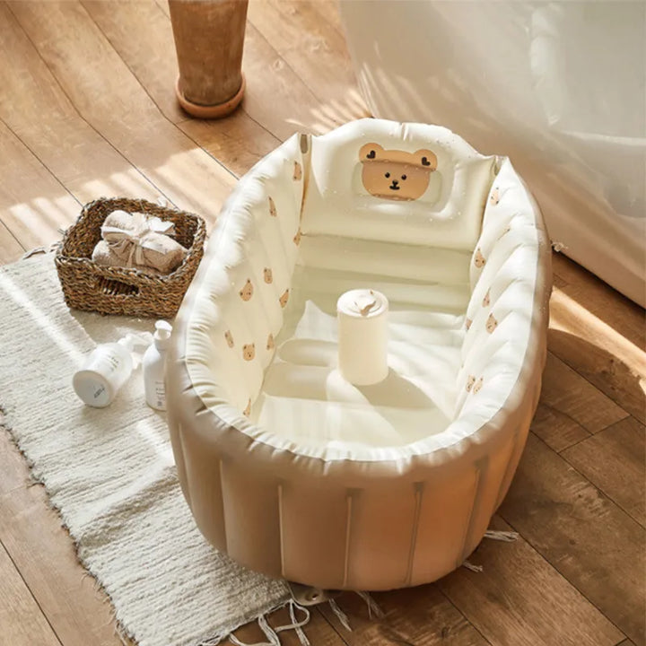 Opblaasbaar Reisbadje voor Baby's – BubbleNest
