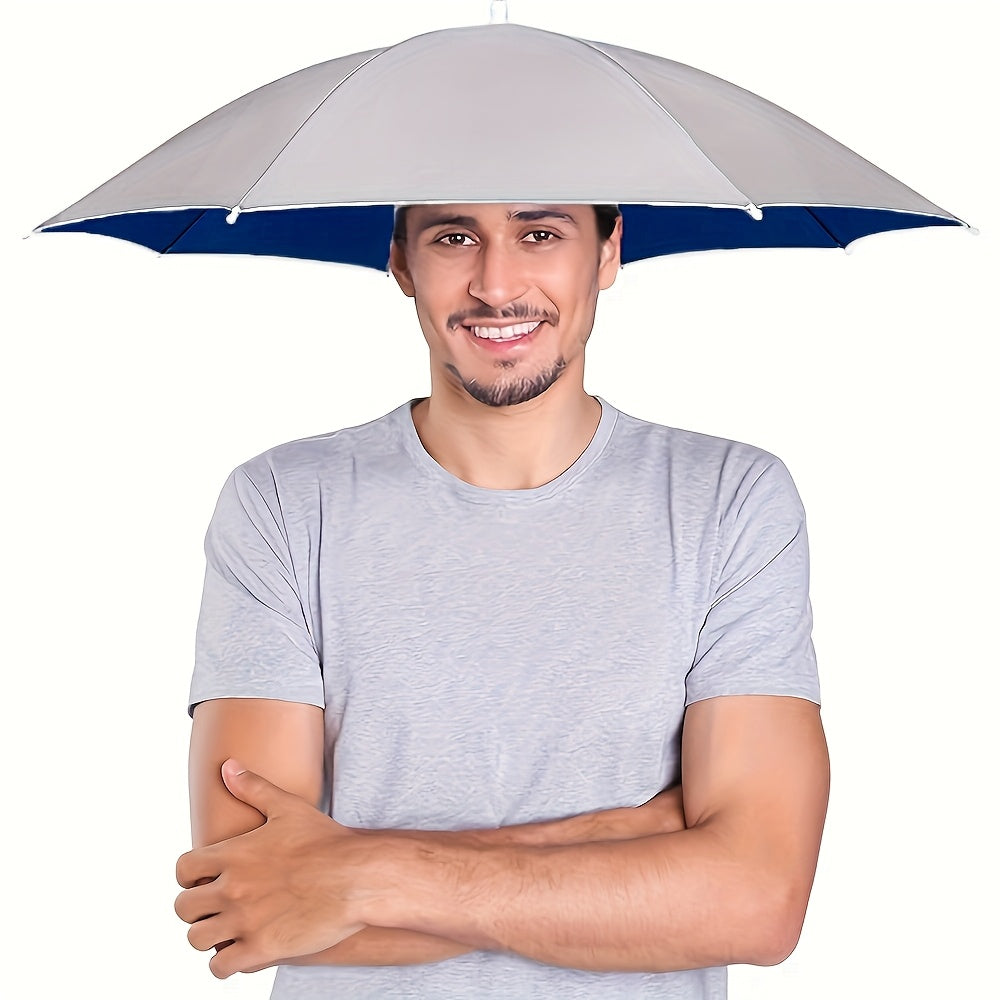 SunShade Paraplu-hoed – Lichtgewicht, UV-beschermend en Handsfree