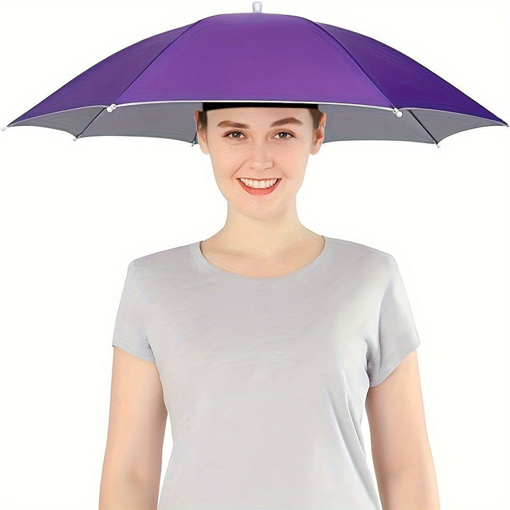 SunShade Paraplu-hoed – Lichtgewicht, UV-beschermend en Handsfree