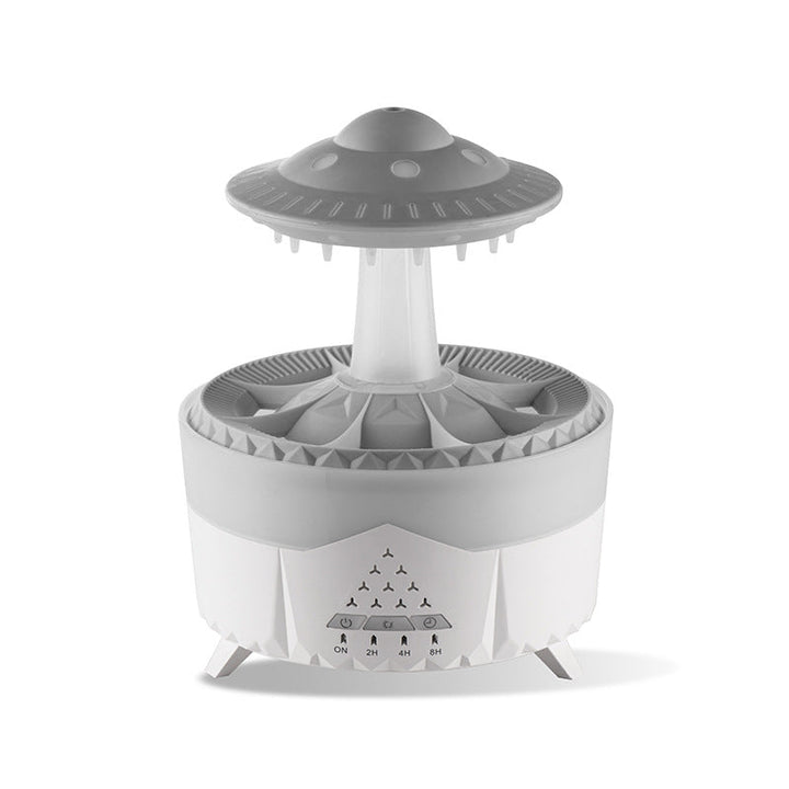 Regenwolk diffuser met afstandsbediening, 350 ml en tot 10 uur regen