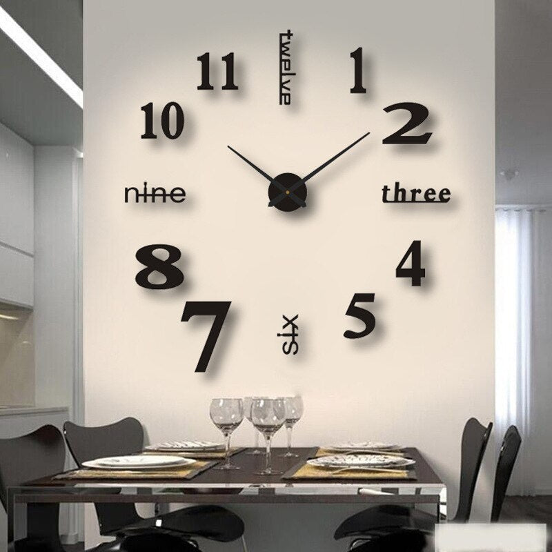 Grote Moderne Wandklok
