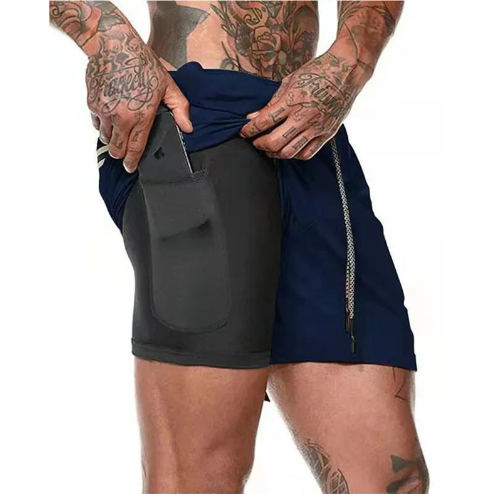 DraftFlex – 2-in-1 Sportshort voor Mannen