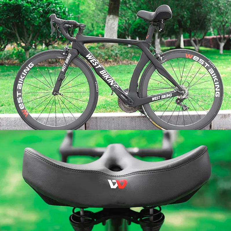 ErgoRide - Comfortabel Ergonomisch Fietszadel - Extra Breed En Admend Zadel