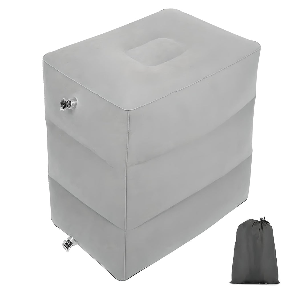 Opblaasbare reisvoetensteun