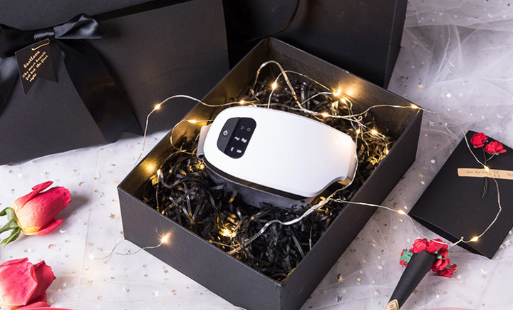 Oogmassage-apparaat met warmte, luchtdruk en bluetooth-muziek