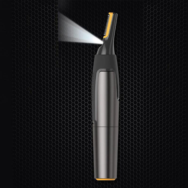 Professionele Ultradunne Precisietrimmer | Roestvrijstalen Titanium Mesjes | Geïntegreerd LED-licht | Micro-oscillatietechnologie | Voor Neus, Oren en Contouren