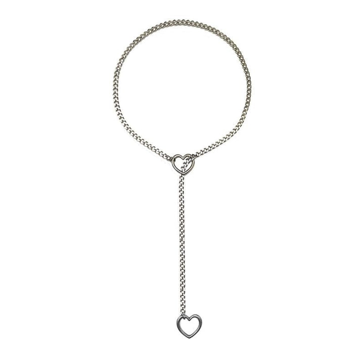 Gothic-Punk Hartvormige Ketting