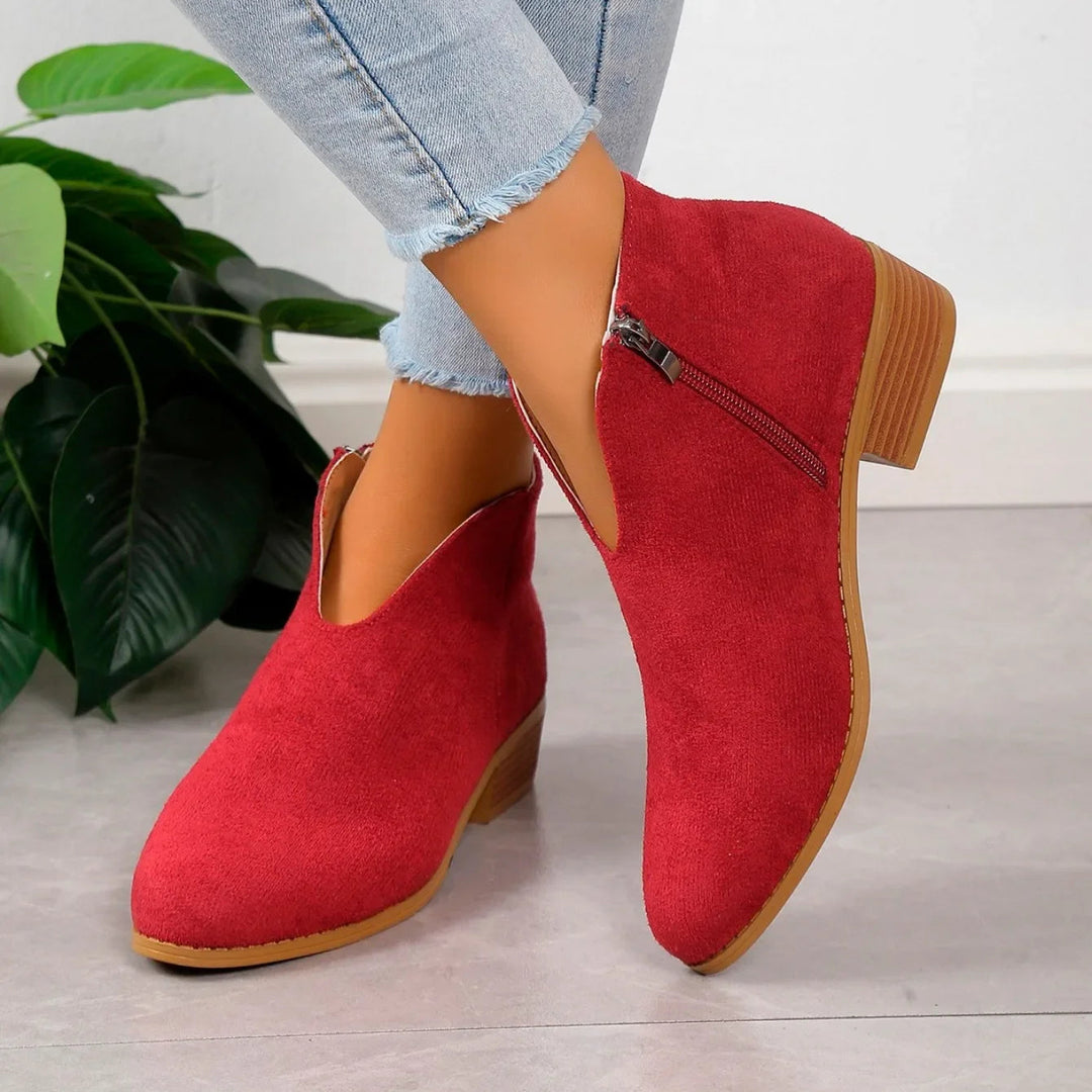 Stijlvolle Suède Enkellaarsjes voor Dames