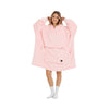 Verwarmde hoodie-deken met 3 warmtezones en dikke flanel