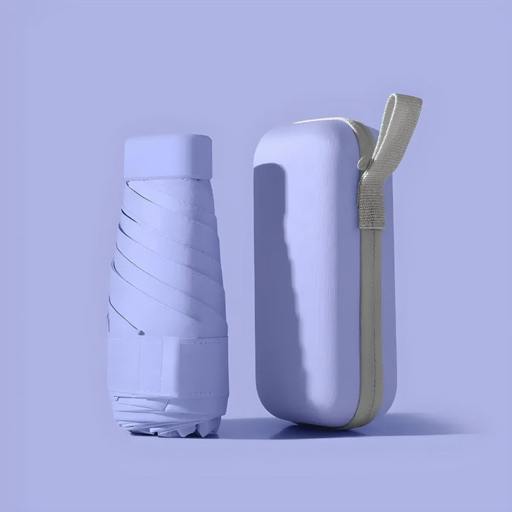 Compacte reisparaplu en koffer