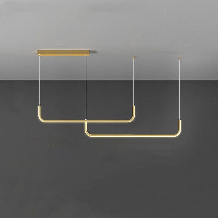 Arisha Moderne LED Kroonluchter Goud/Zwart Metaal Eetkamer/Woonkamer