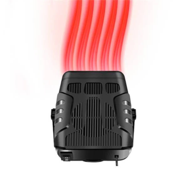 12V autokachel met 360° draaibare voet en koelstand