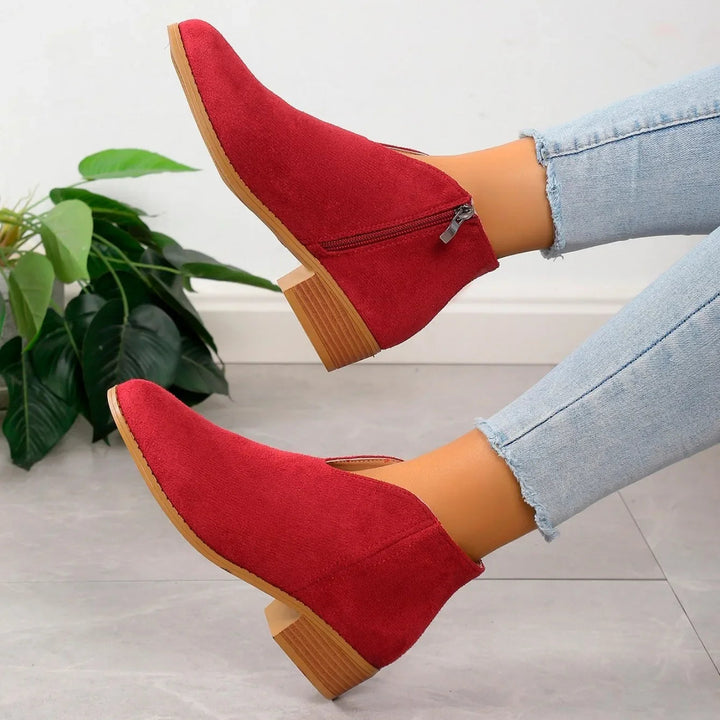 Stijlvolle Suède Enkellaarsjes voor Dames