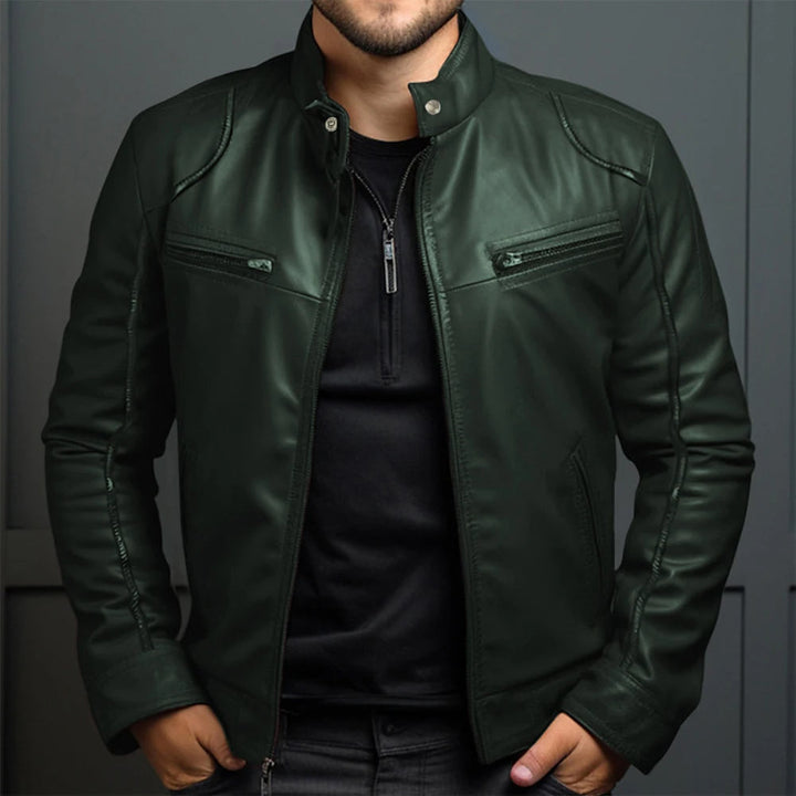 RideGear – Stijlvolle Retro Motorjack voor Heren