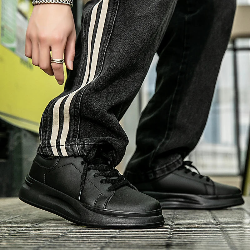 Dames Sneakers van Wit Leer met Minimalistische Look