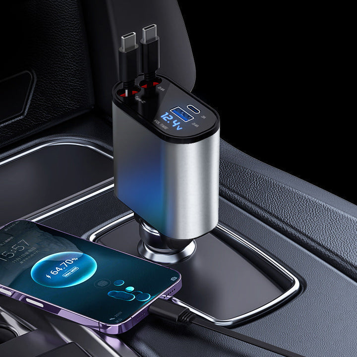 Telescopische Snellader voor Auto – VoltEdge