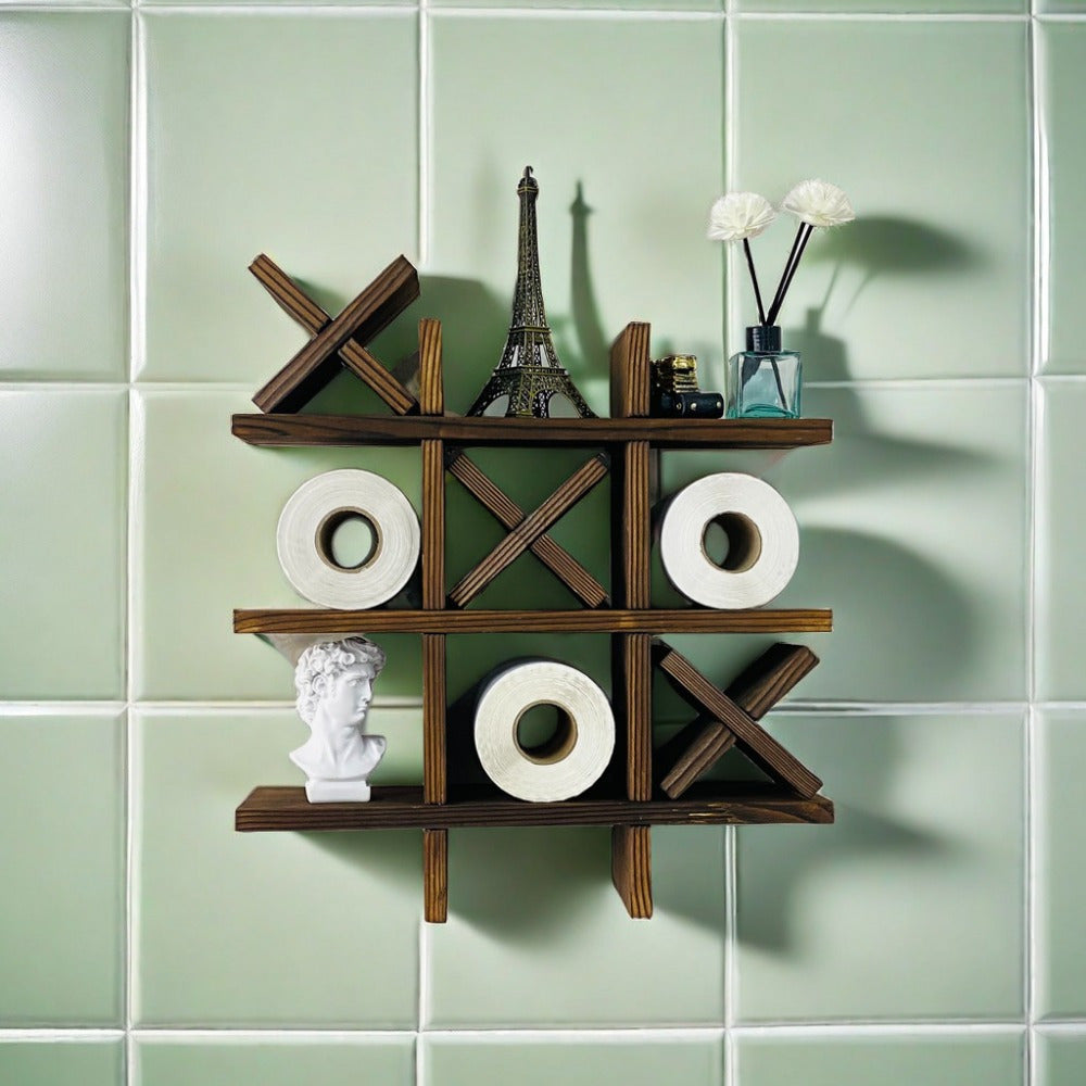 Rustieke Houten Toiletrolhouder – Geïnspireerd op Houtambacht