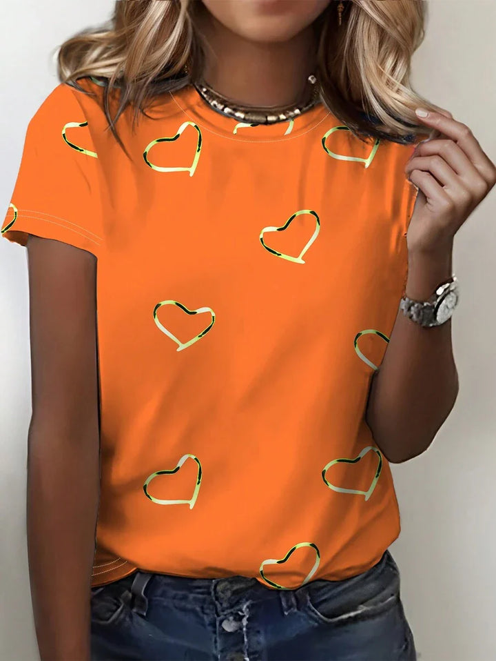 Gestreepte Casual T-shirt voor Dames