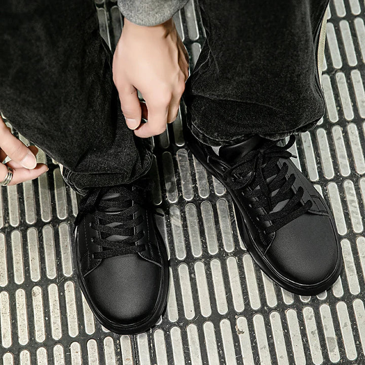 Dames Sneakers van Wit Leer met Minimalistische Look