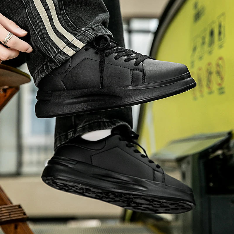 Dames Sneakers van Wit Leer met Minimalistische Look