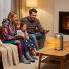Elektrische kachel 1500W met thermostaat en afstandsbediening