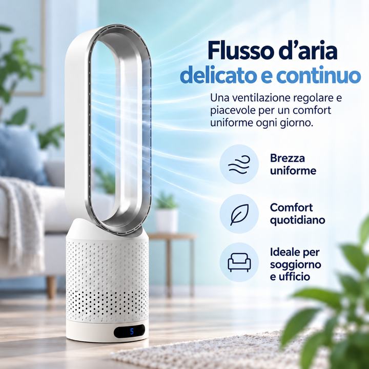 AirPure – Ultrastille Bladloze Torenventilator (< 32 dB)