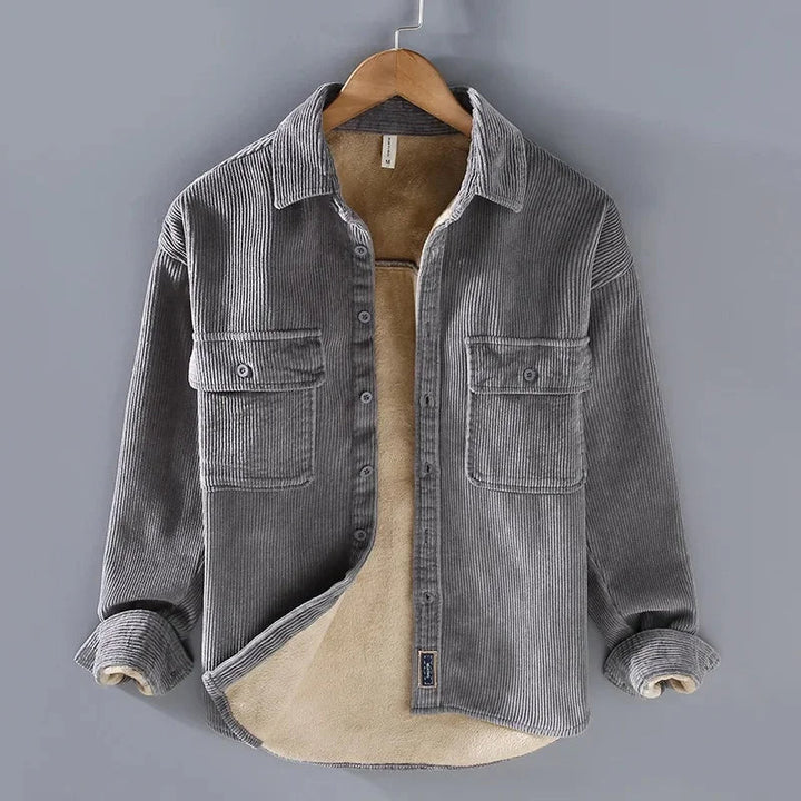 Fleece-gevoerde Corduroy jack