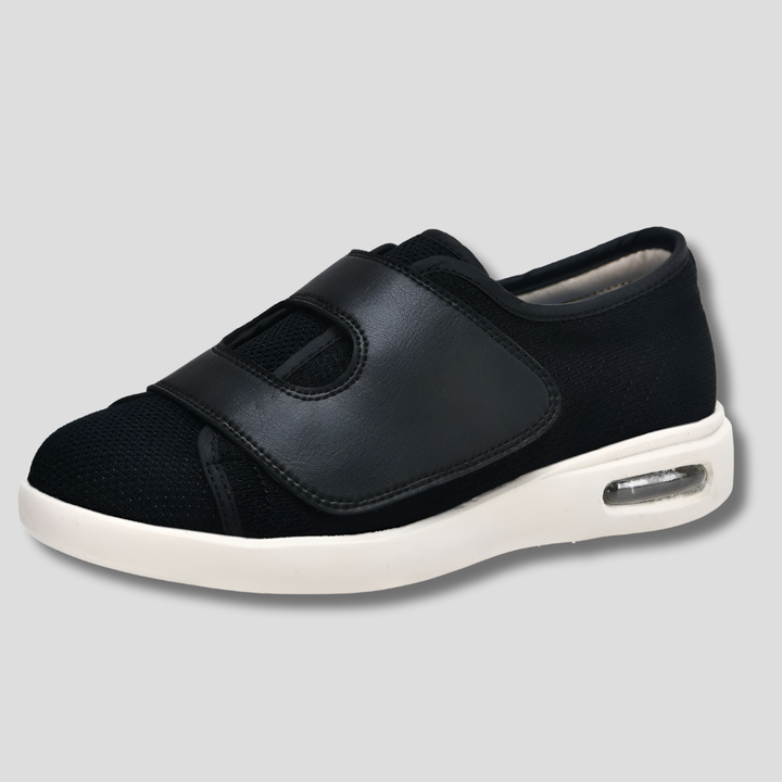 Brede diabetische schoenen voor gezwollen voeten