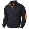 Heren V-hals Sweatshirt voor Outdoor & Comfortabel Stijl