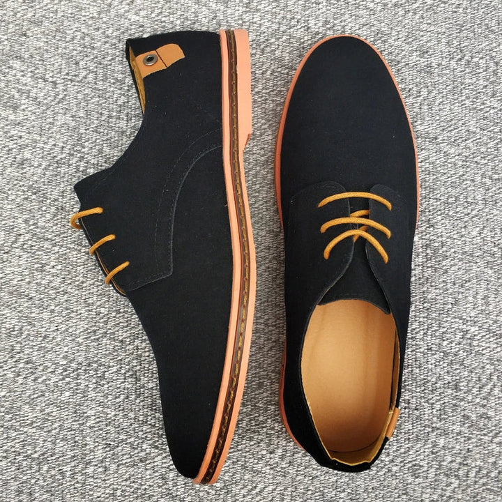ClassicStep – Suède Leren Oxford Herenschoenen