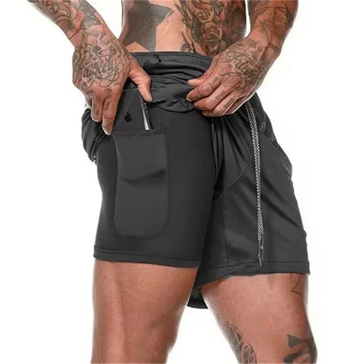 DraftFlex – 2-in-1 Sportshort voor Mannen