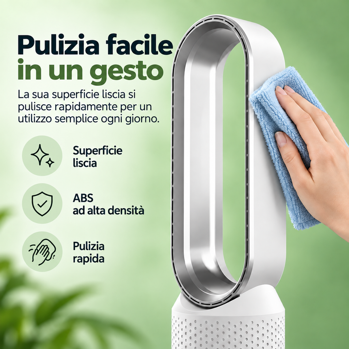 AirPure – Ultrastille Bladloze Torenventilator (< 32 dB)