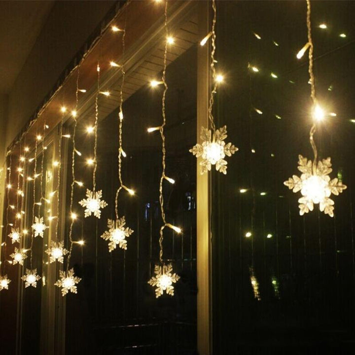 LED-lichtsnoer met Sneeuwvlokken | Binnen & Buiten