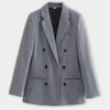 Geruite Blazer Klassiek Voor Dames