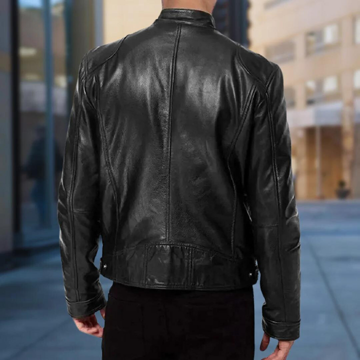 Leren herenjas – elegant en duurzaam, in moderne stijl