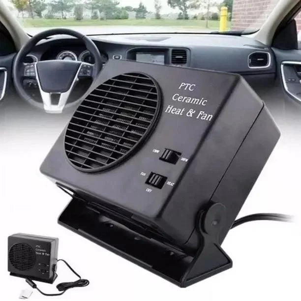 Keramische autokachel 150W/300W met thermostaat en ventilator