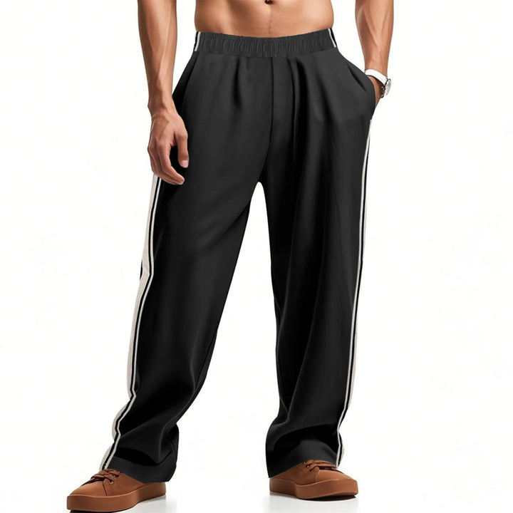 Casual Sweatpants met Rits en Elastische Taille voor Heren