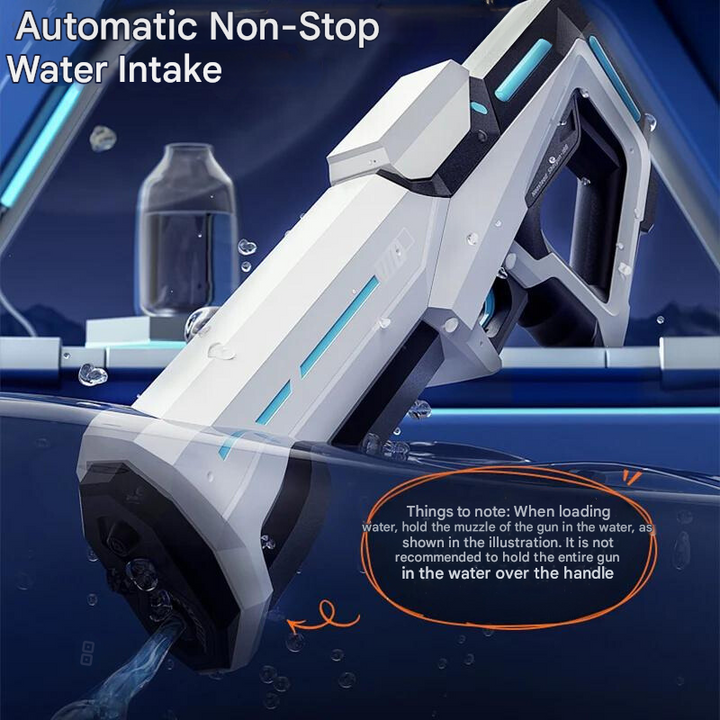 Automatisch Waterpistool met 1L Tank en Bereik van 10m – Puur Zomerplezier