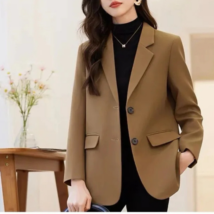 Stijlvolle Comfortabel Blazer Met Knopen