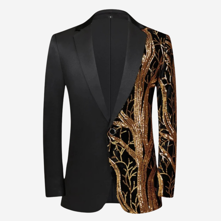 Luxe Pailletten Blazer Heren