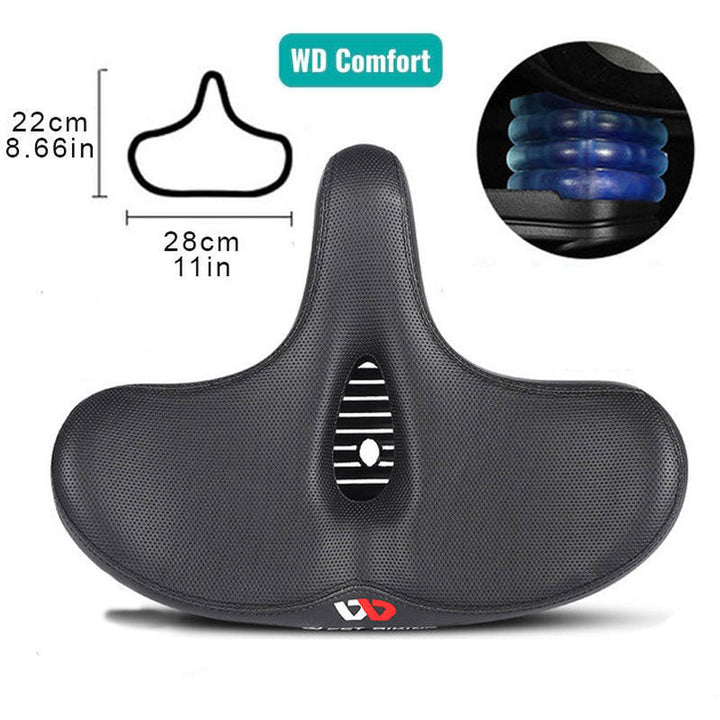 ErgoRide - Comfortabel Ergonomisch Fietszadel - Extra Breed En Admend Zadel