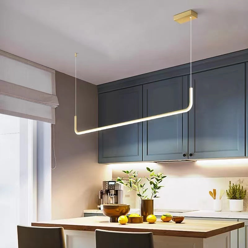 Arisha Moderne LED Kroonluchter Goud/Zwart Metaal Eetkamer/Woonkamer