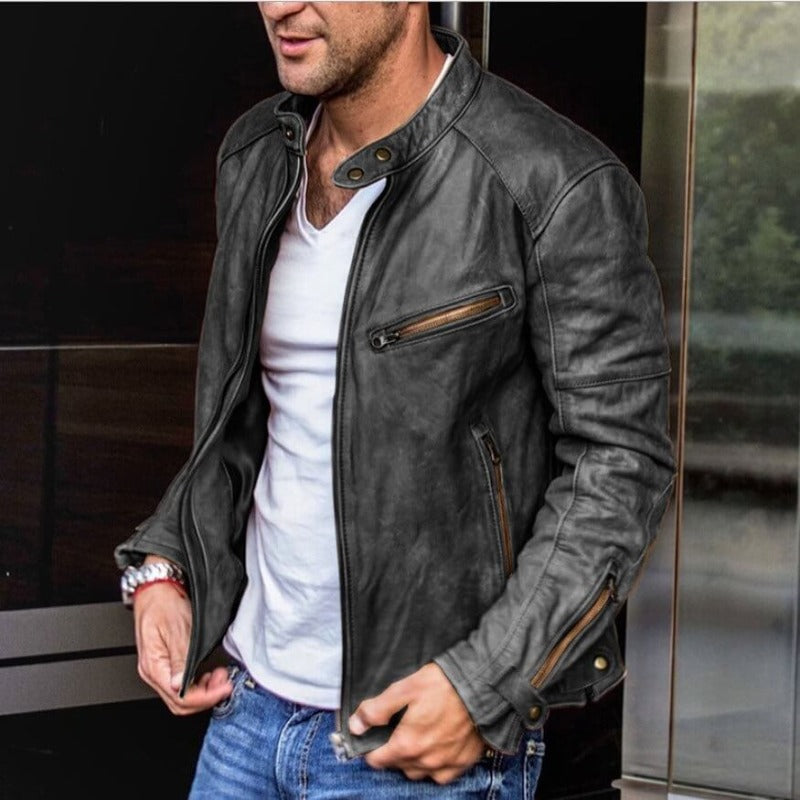 UrbanRider – PU Leather Motorcycle Jacket