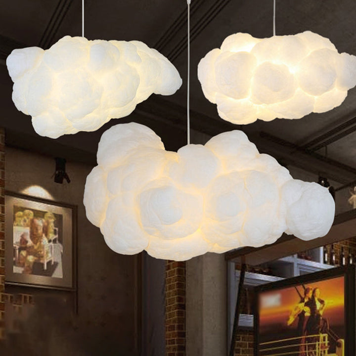 Witte Wolken Hanglamp Voor Slaapkamer - CloudGlow