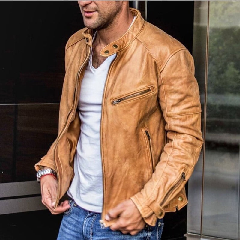 UrbanRider – PU Leather Motorcycle Jacket