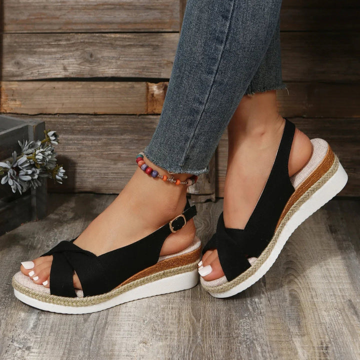 Juliette – Sandalen met Sleehak Voor Dames