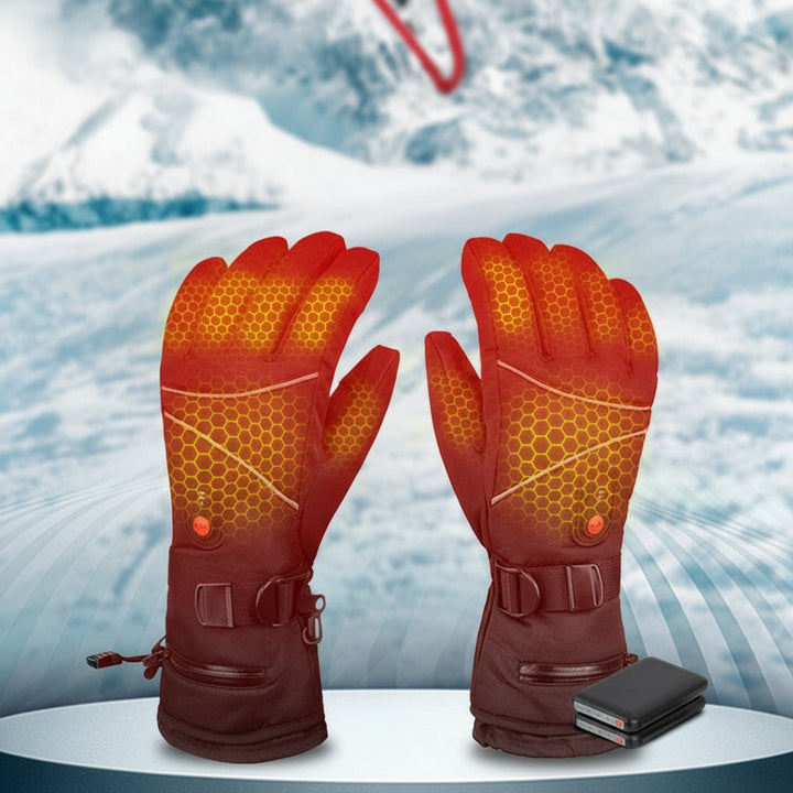 Waterdichte verwarmde handschoenen met oplaadbare accu