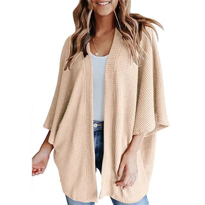Losse Dames Cardigan met Driekwartmouw