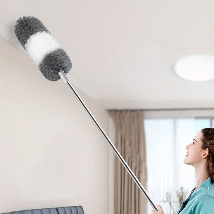 Duster in Microvezel Uittrekbaar – Wasbaar, Flexibel en Perfect voor Hoge Plafonds